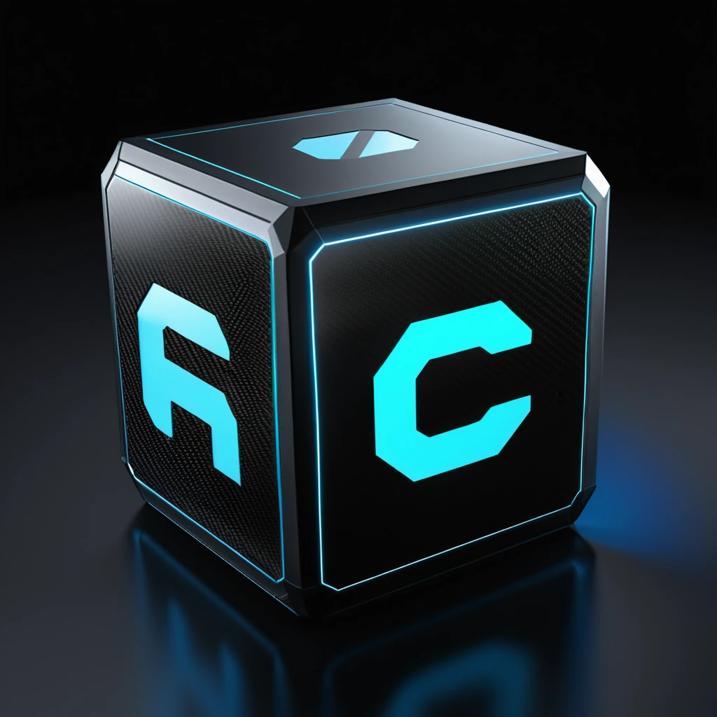 Futuristic sci-fi energy cell item design