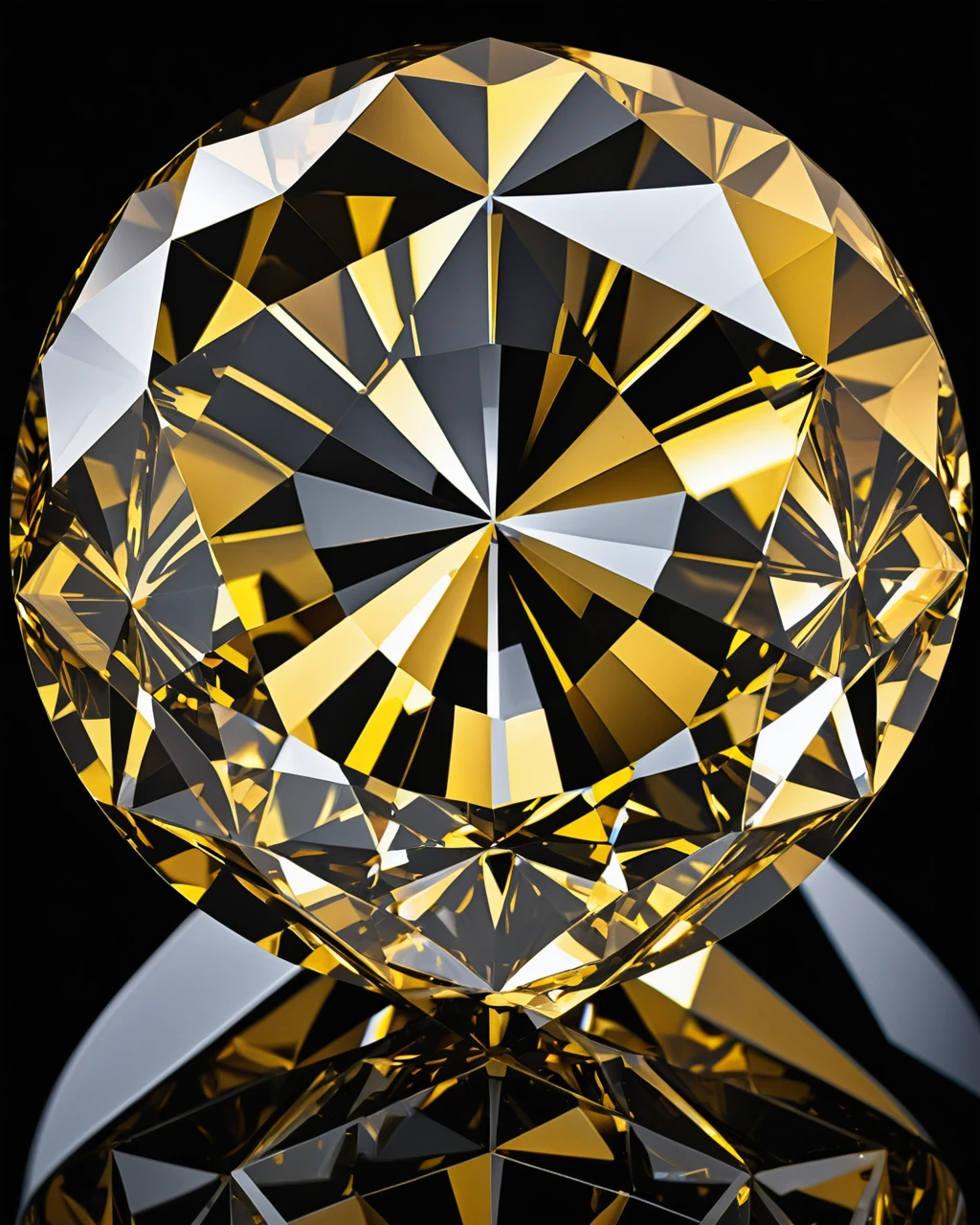 Extreme macro of a diamond ring