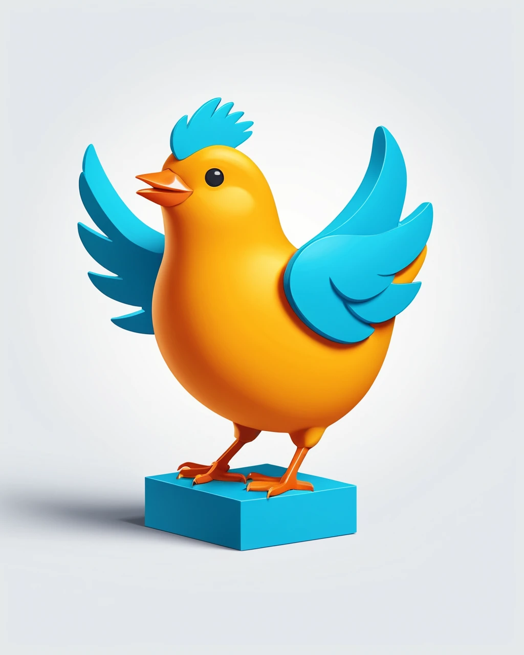 Trendy viral announcement graphic for Twitter