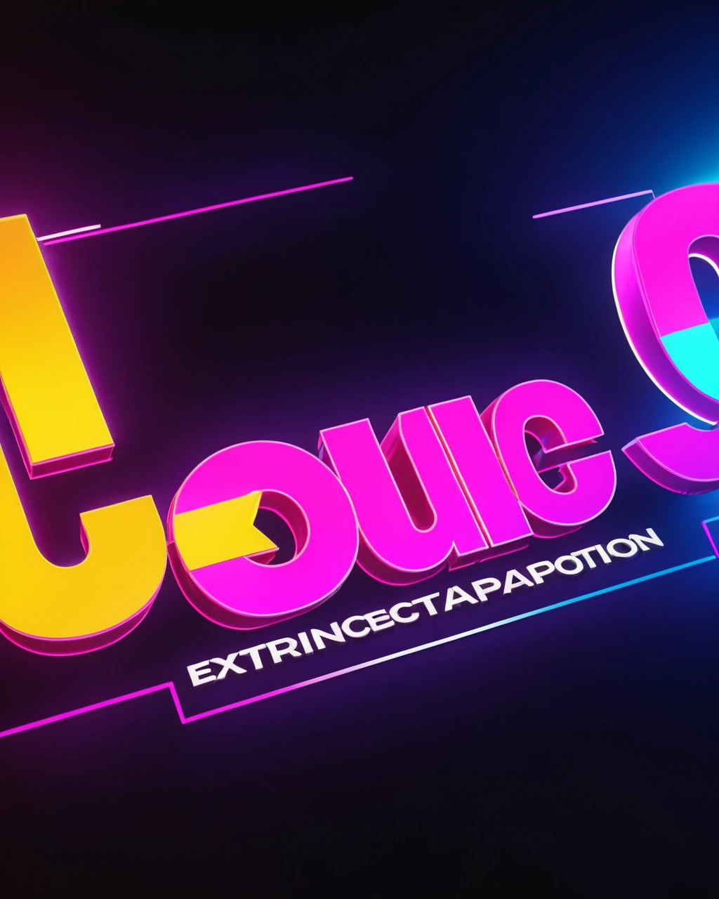 High contrast YouTube thumbnail background art