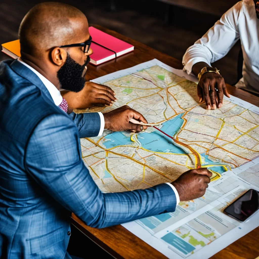 Visual customer journey map with emotional curve