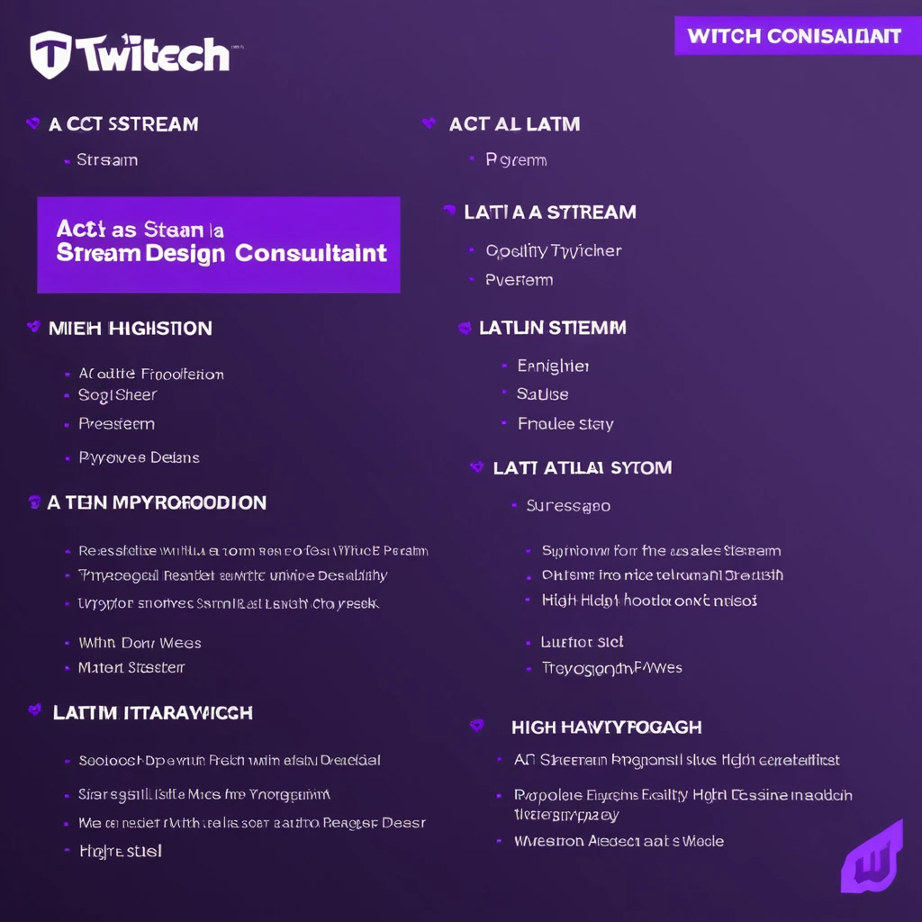 Strategic Twitch stream overlay layout plan