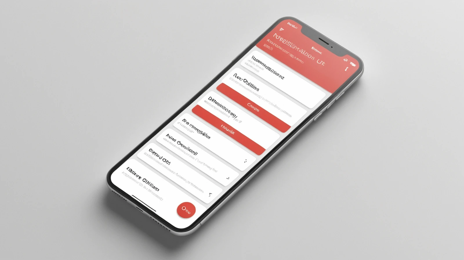 Elegant mobile notification center interface