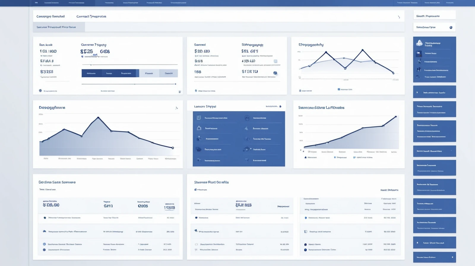 Professional SaaS CRM dashboard interface