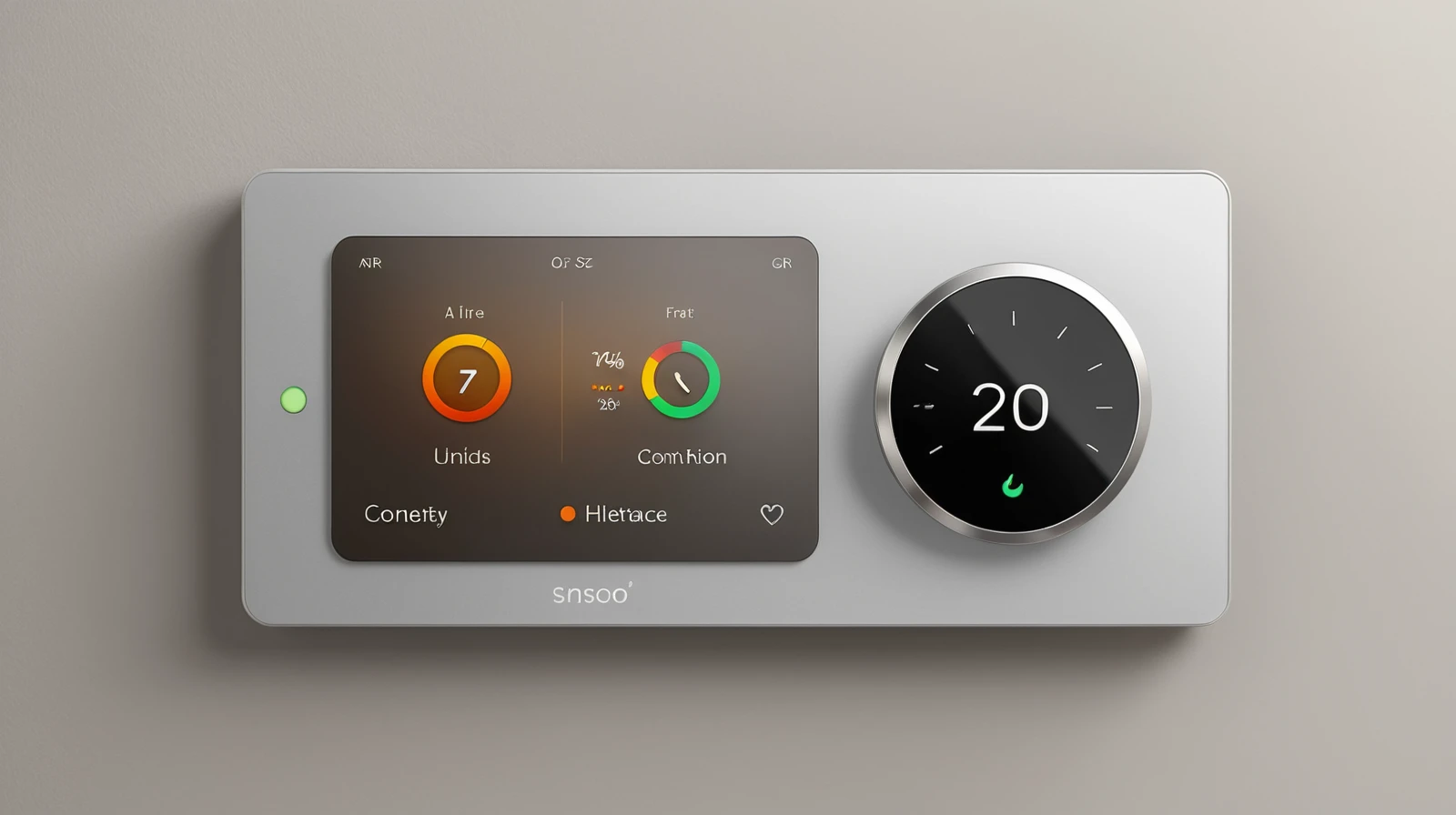 Minimalist smart home control UI